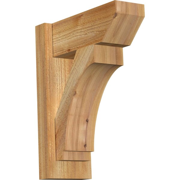 Ekena Millwork Imperial Slat Rough Sawn Outlooker, Western Red Cedar, 6"W x 14"D x 18"H OUT06X14X18IMP06RWR - main